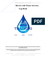Building Water Services Management Log Book PDF FOR DOWNLOAD