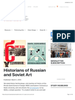 Historians of Russian and Soviet Art
