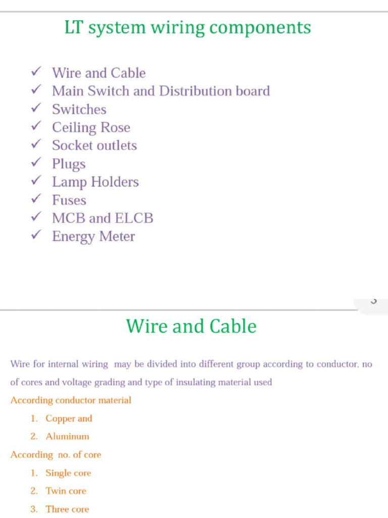 Industrial Electrical System PDF Electrical Wiring Fuse (Electrical)