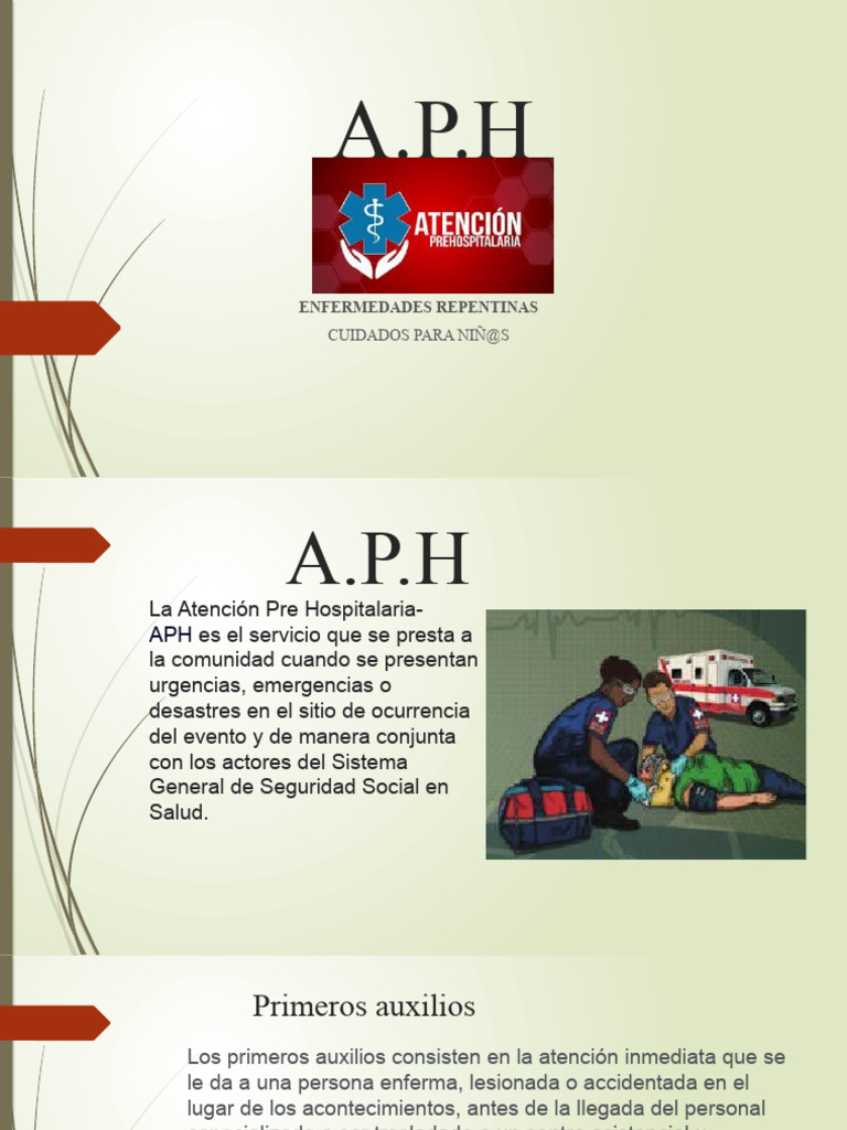 Aph Primera Infancia2 | PDF | Tos | Primeros auxilios