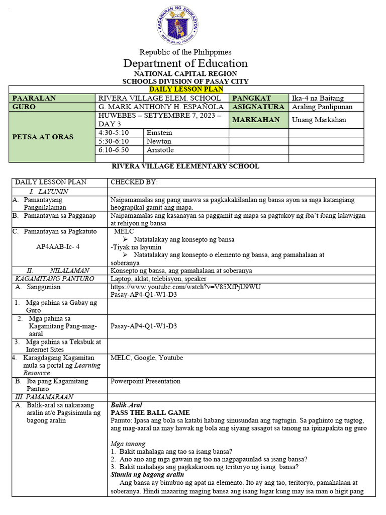 DLP - AP 4 - Week 1 - Day 3 | PDF