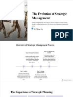 The Evolution of Strategic Management