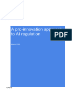 A Pro Innovation Approach To Ai Regulation Amended Web Ready