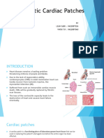 Therapeutic Cardiac Patches: BY Leah Sabu: 1Ms20Bt026 VIVEK T.R: 1MS20BT060