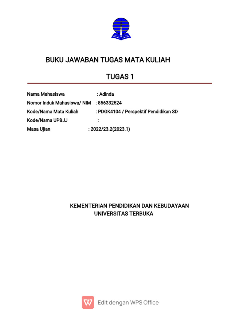 Tmk 1 Perspektif Pendidikan 1 Pdf