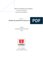 Tarea 1 - Resistencia de Materiales 2