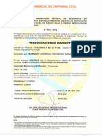 Certificado de Defensa Civil