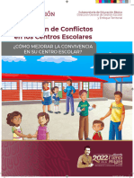 SEP. Resolución de Conflictos en Los Centros Escolares. ¿Cómo Mejorar La Convivencia en Su Centro Escolar 18-19
