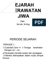 Sedjarah Keperawatan Jiwa