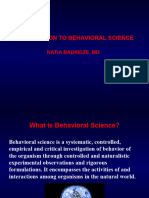 Behavioral Science - Lecture-1