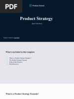 PM Templates - Product Strategy Template