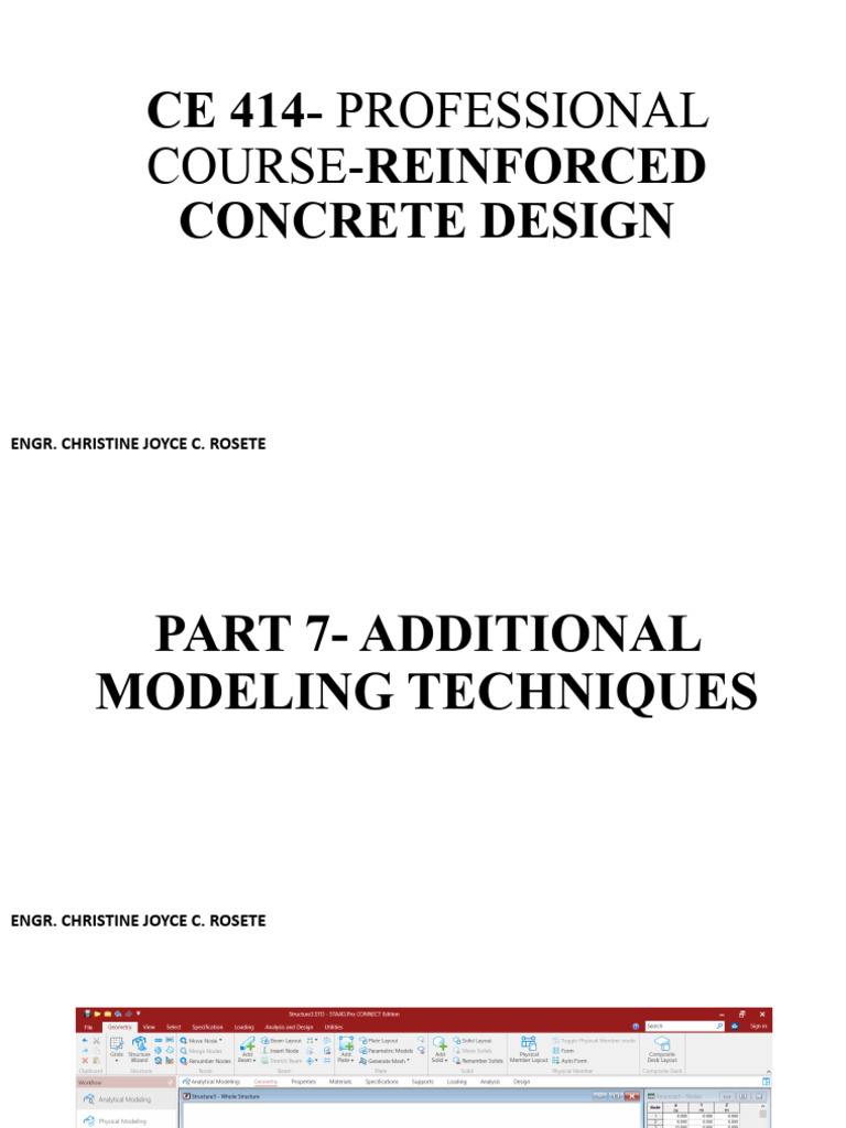 Part 7 Additional Modeling Technique PDF