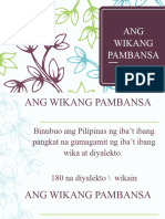 2 Wikang Pambansa