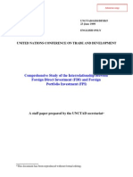 UN Comprehensive Study Interrelationship Between Foreign Direct Investment (FDI) and Foreign Portfolio Investment (FPI) 1999