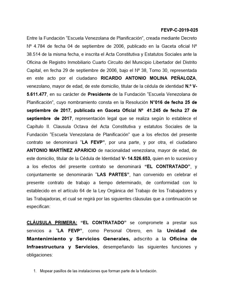 Fevp c 2019 025 antonio martinez a pdf salario m nimo salario