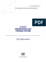 UN Pilot Greenhouse Gas Trading System Legal Issues 1996