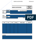 Itinerario de Auditoria Interna Version 04