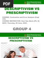 FINAL - Prescriptivism and Descriptivism - GROUP 4