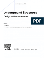 Underground Structures - Design and Instrumentation