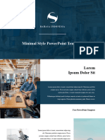 Minimal Style PPT Template by Sakkarupa PowerPoint