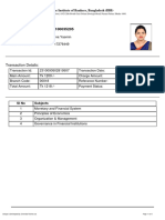 Banking Diploma Payment Invoice