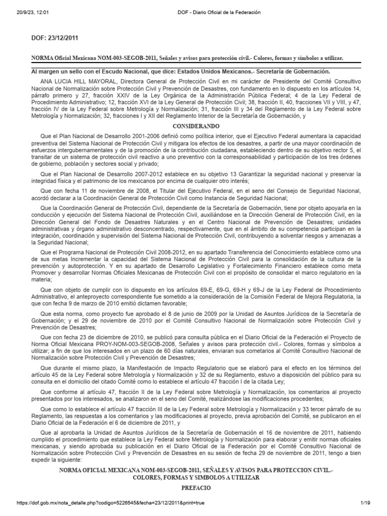 SSTA-MA-003 Manual de Señalización | Andamio | Riduos