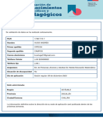 Evaluación de Conocimientos - Confirmación