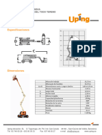 Ficha Técnica Brazo Articulado Diesel 16 M JLG 450 AJ 1