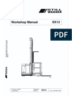 Still Wagner Order Picker EK12 Workshop Manual