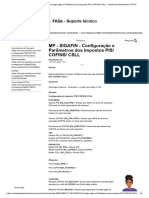 Configuração PIS - COFINS - CSLL