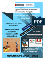 SEMANA 27 - SECUNDARIA - 1ER Y 2DO GRADO - Wansitucham Atuqwan Sumaqchata Rimaykun