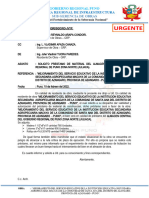 19.- INFORME N° 019 SOLICITO PRESTAMO DE MATERIAL (ALMACEN CENTRAL)