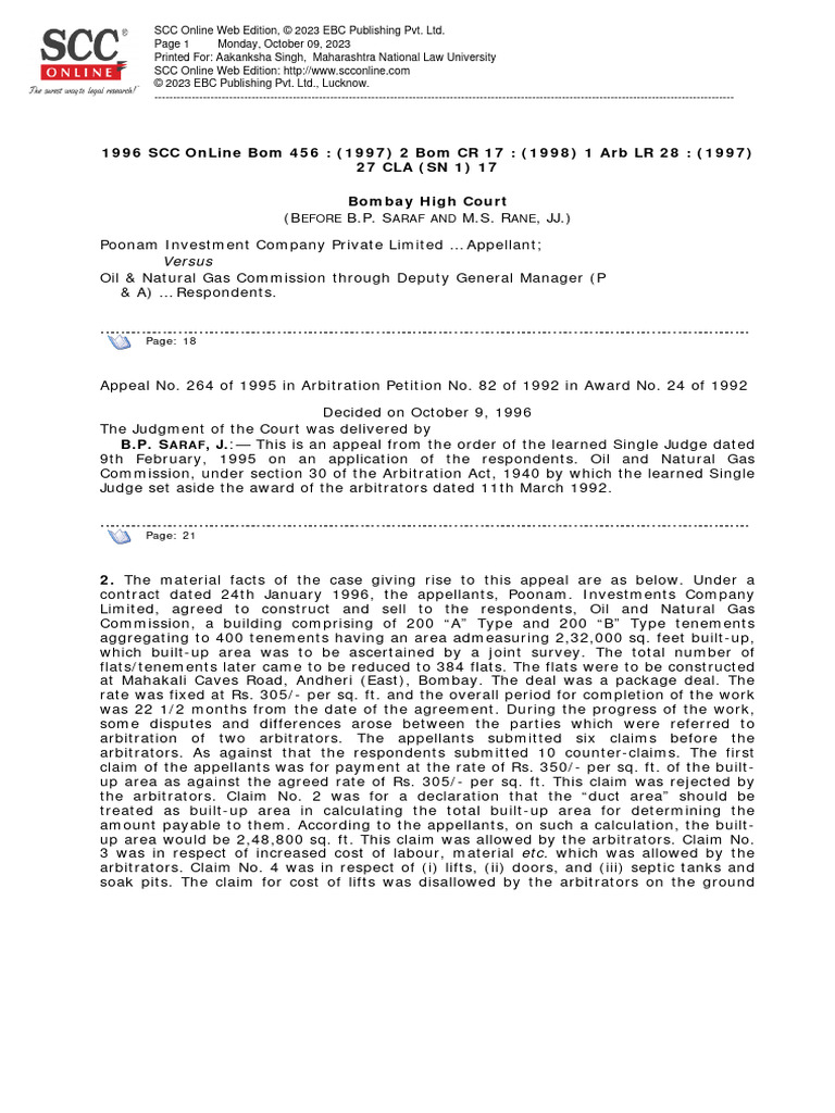 Poonam Investment v. Oil & Gas PDF