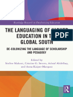 The Languaging of Higher Education in The Global South De-Colonizing The Language of Scholarship and Pedagogy