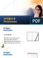 Artigos e Pronomes Do Português