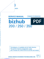 Bizhub 200 .350 operation theory service manual