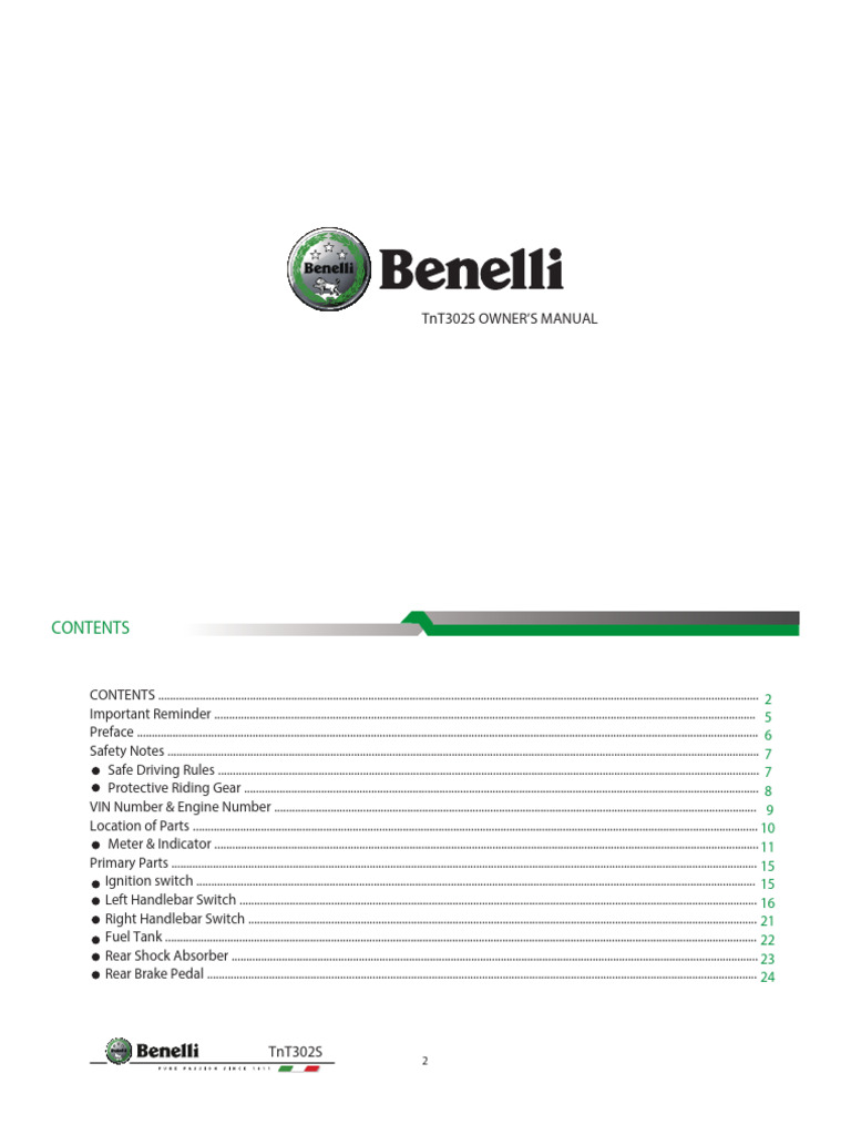 302S Owners Manual | PDF