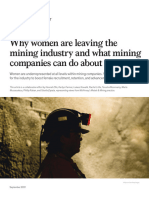 Why Women Are Leaving The Mining Industry and What The Mining Companies Can Do About It