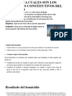 Establezca Cuales Son Los Elementos Constitutivos Del Homicidio (Roddy Oyarvde)