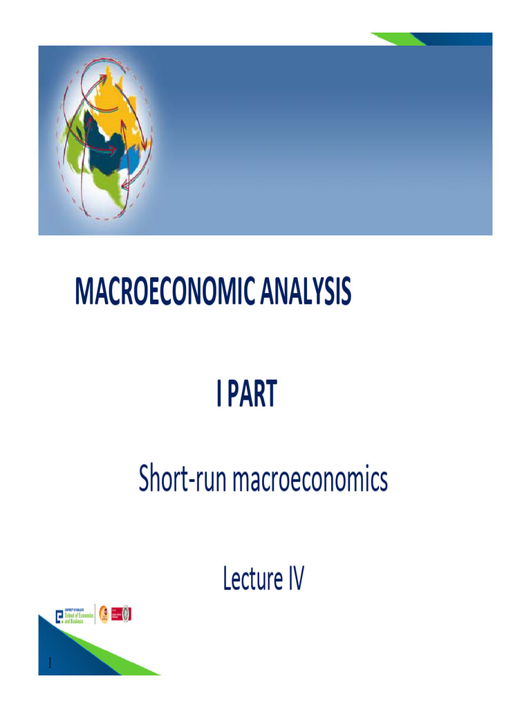 Topic 4 Macroeconomic Analysis ShortRun Mode) PDF