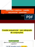 Recursos Coesivos - Coesão Sequencial e Referencial