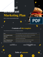Fast Food Restaurant Marketing Plan by Slidesgo