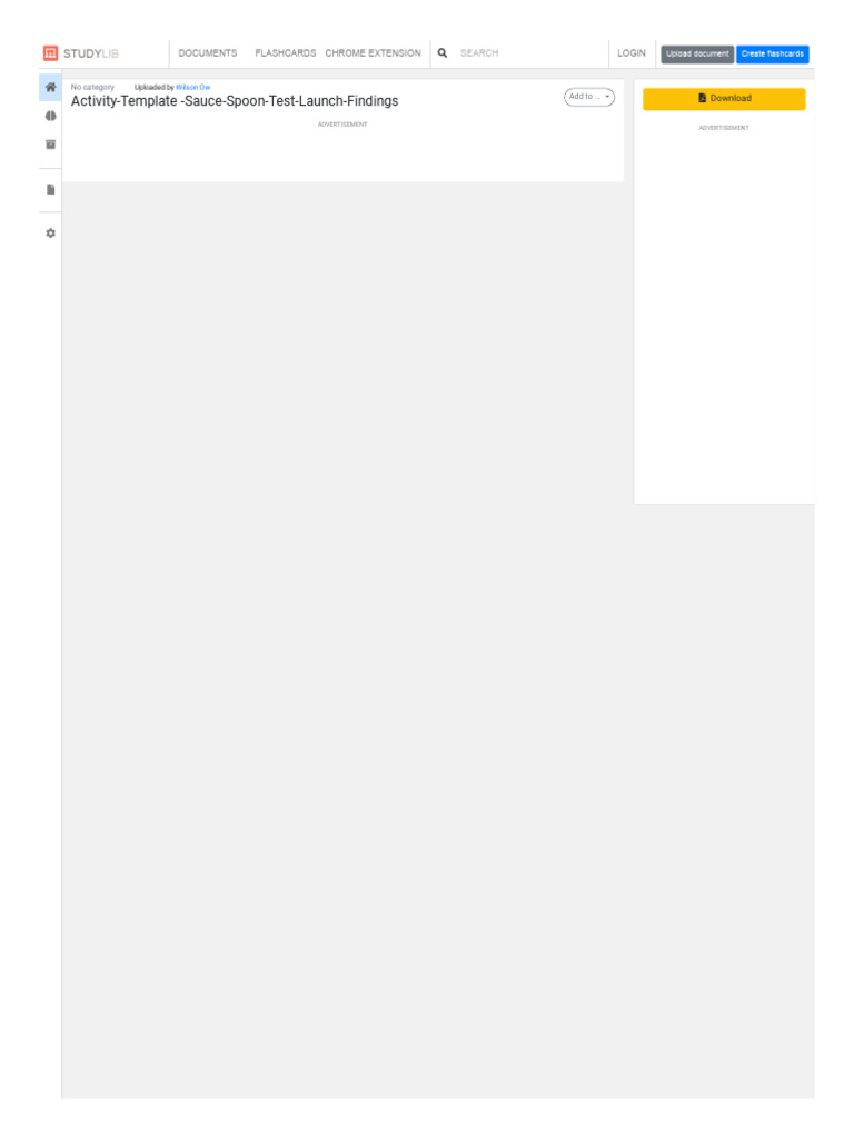 ActivityTemplate SauceSpoonTestLaunchFindings Study PDF