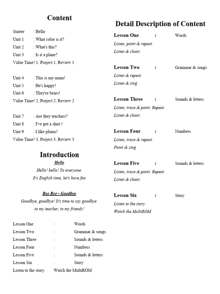 Beginner English Lessons for Kids | PDF | Language Arts & Discipline
