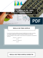 Tema 1 - Regla de Tres Simple y Compuesta