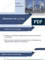 Seminaire Vulgarisation LOLF