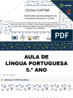 L. Portuguesa - 5.º Ano - Aula 01