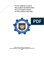 Rencana Tindak Lanjut Matematika