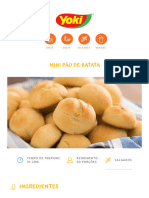 Mini Pão de Batata