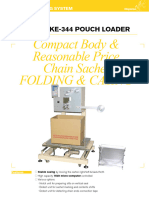 Compact Body & Reasonable Price Chain Sachet Folding & Casing